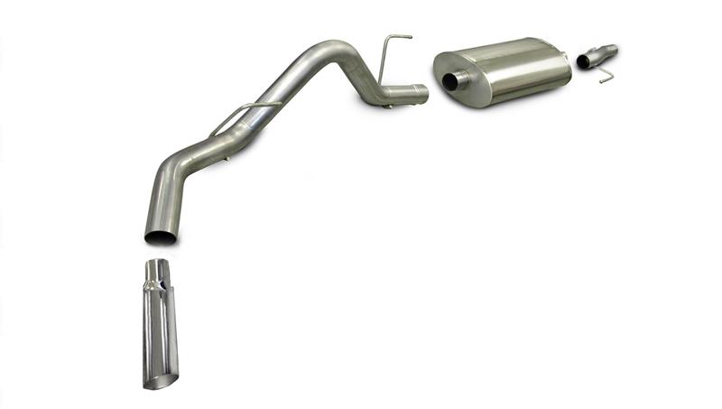 Ford F-150 Performance Exhaust - CORSA Performance - Cat-Back Sport - Polished - `09-`10